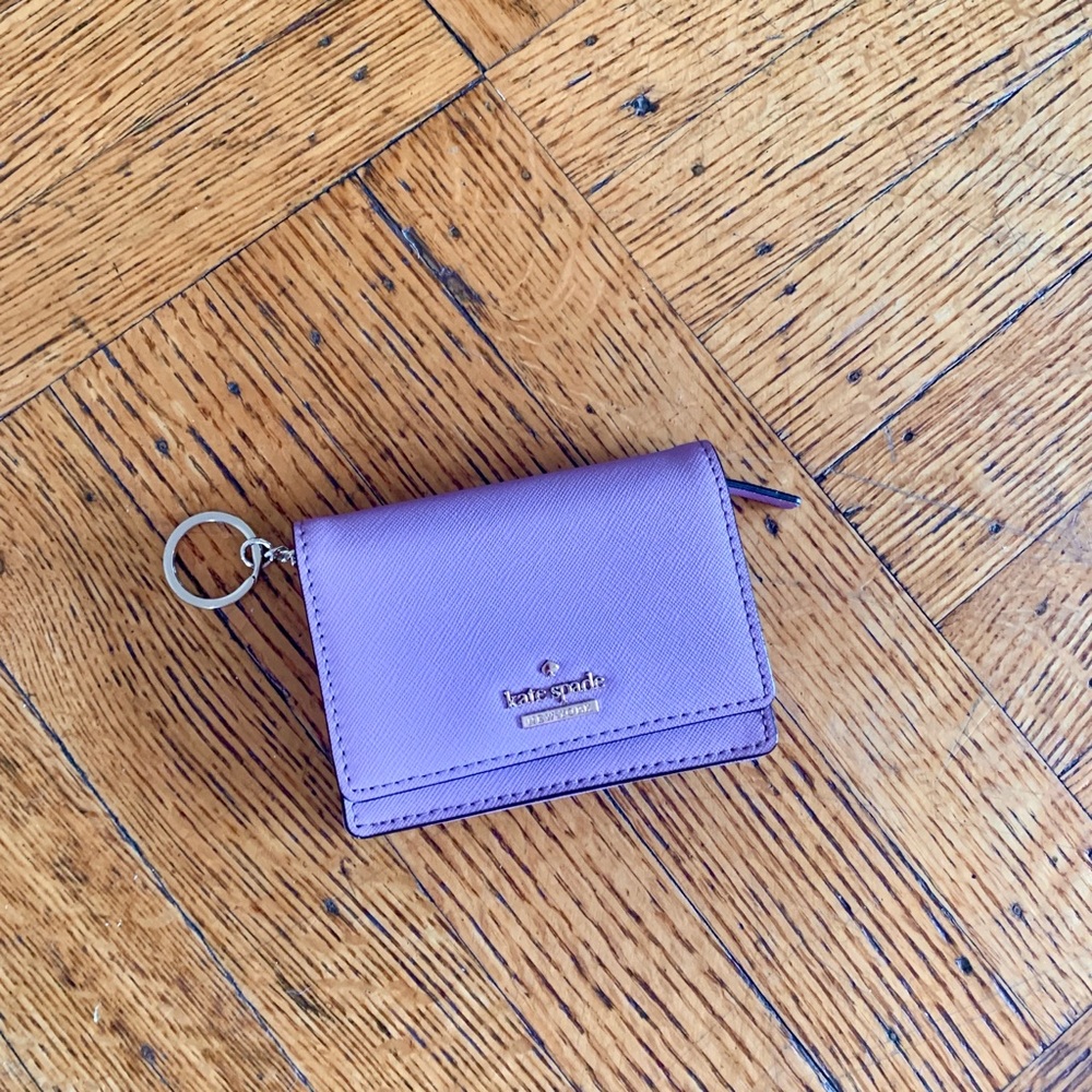 KATE SPADE // lavender card wallet 🌸